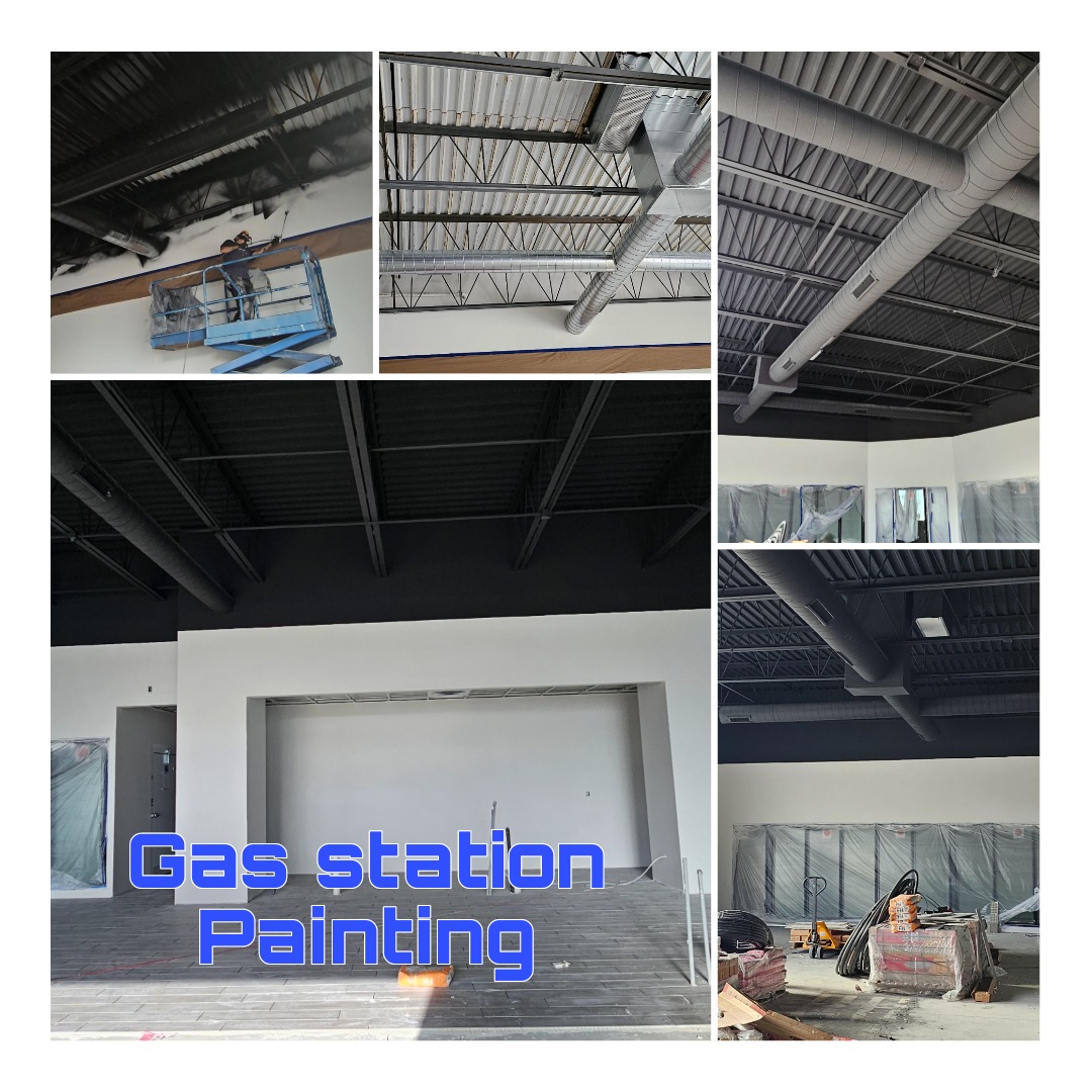 Gas Station Interior Painting