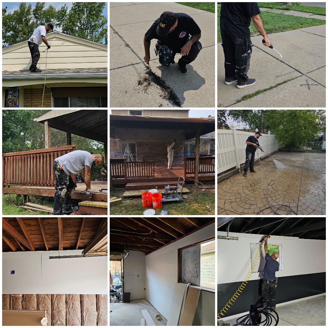 HDR Renovations Work Collage