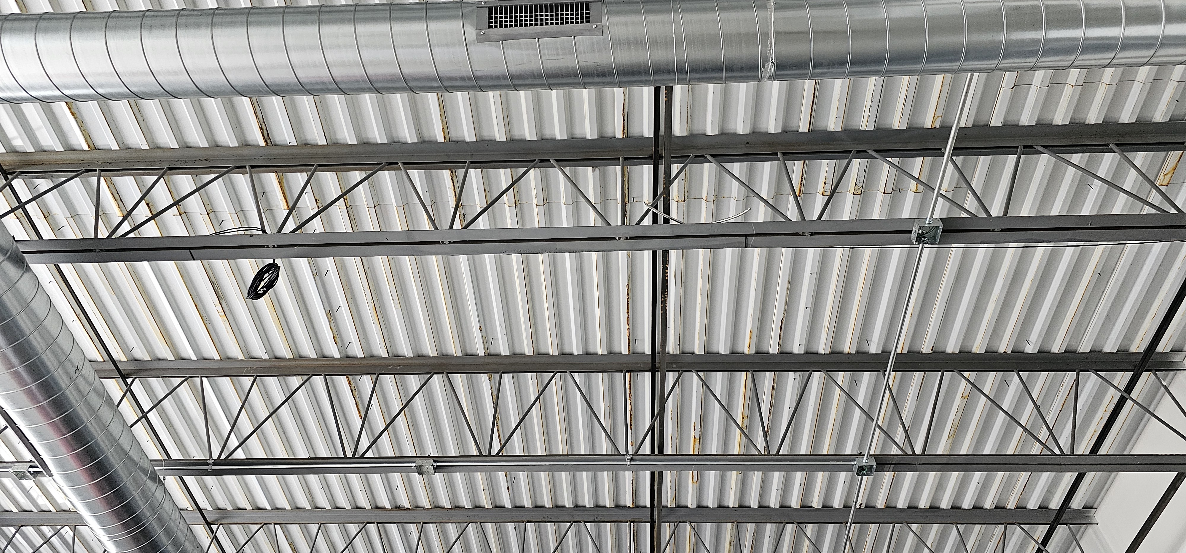 Before — Unpainted Ceiling